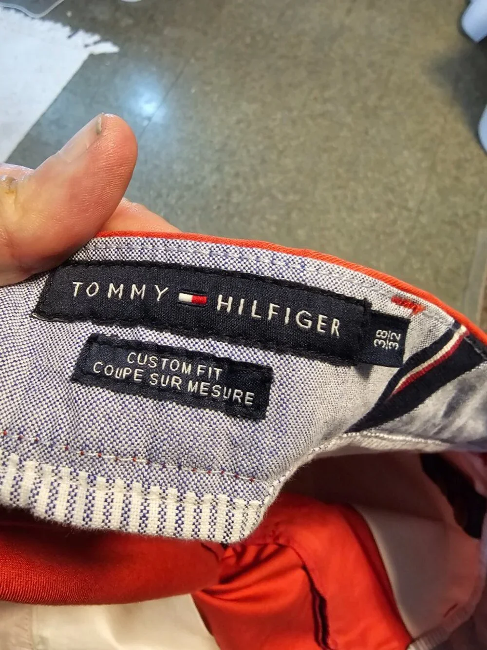 Tommy Hilfiger orange red